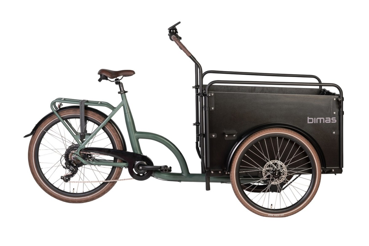 Won droog Rechtzetten Bimas Bikes E-Cargo 3.3 Eco British Racing Green - Wisse Tweewielers