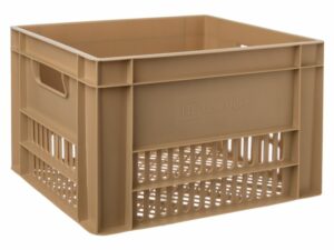 Fastrider fietskrat large naturel Paars