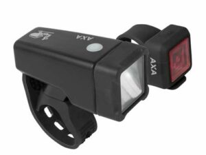 Axa verlichting set Niteline T1 batterij Zwart