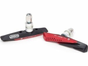 Elvedes Remblokset Troy bakfiets 72 mm nat / droog dual compound Rood/zwart